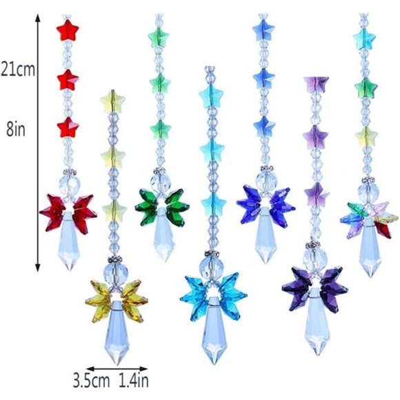 Crystalsuncatcher Crystal Glass Guardian Angel RainbowMaker Collection Suncather - Picture 7 of 8